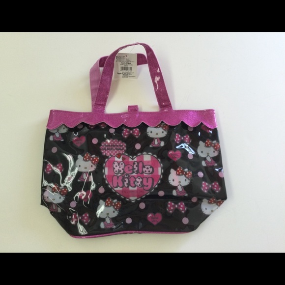 NWT Hello Kitty Plastic Tote - Picture 2 of 4